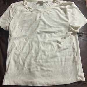 Women's Cream Short Sleeve Tee